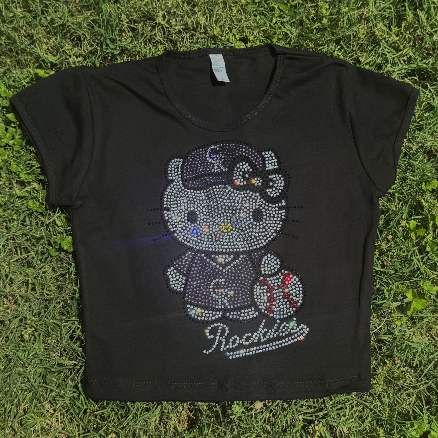Kitty Colorado Rockies Rhinestone Baby Tees