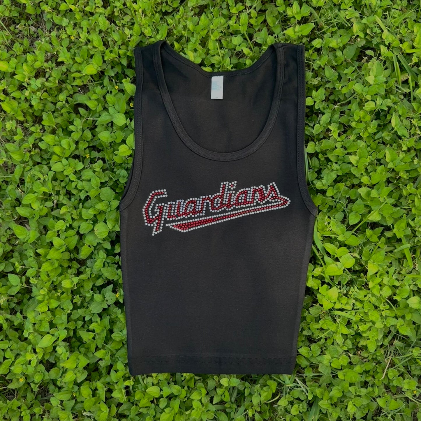 Guardians Rhinestone Cropped Tank Petite