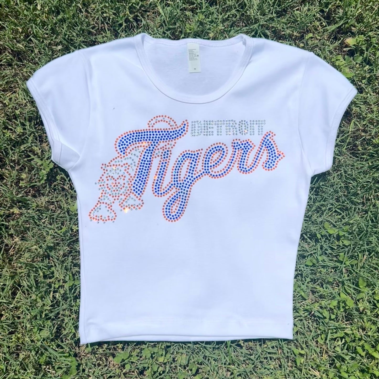 Tigers Rhinestone Baby Tee
