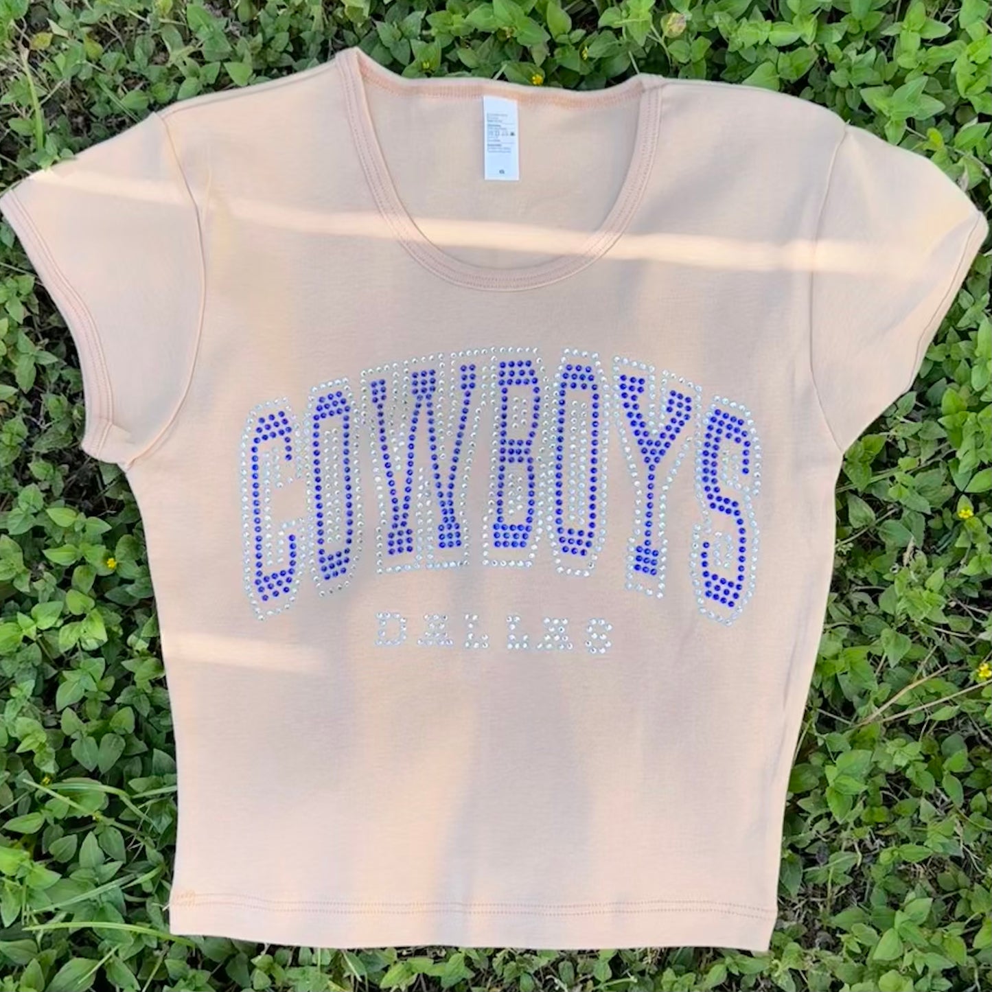 Dallas Cowboys Rhinestone Baby Tee