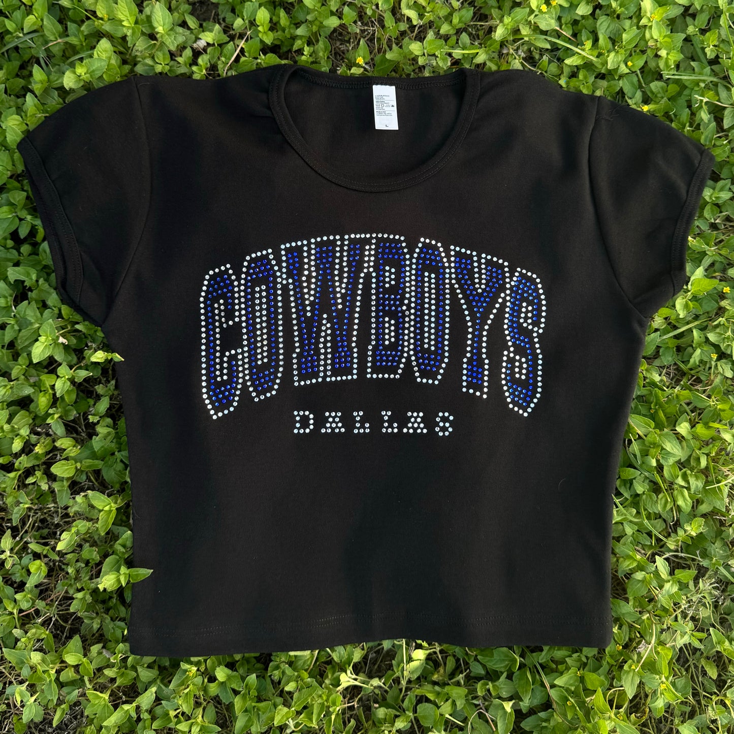 Dallas Cowboys Rhinestone Baby Tee