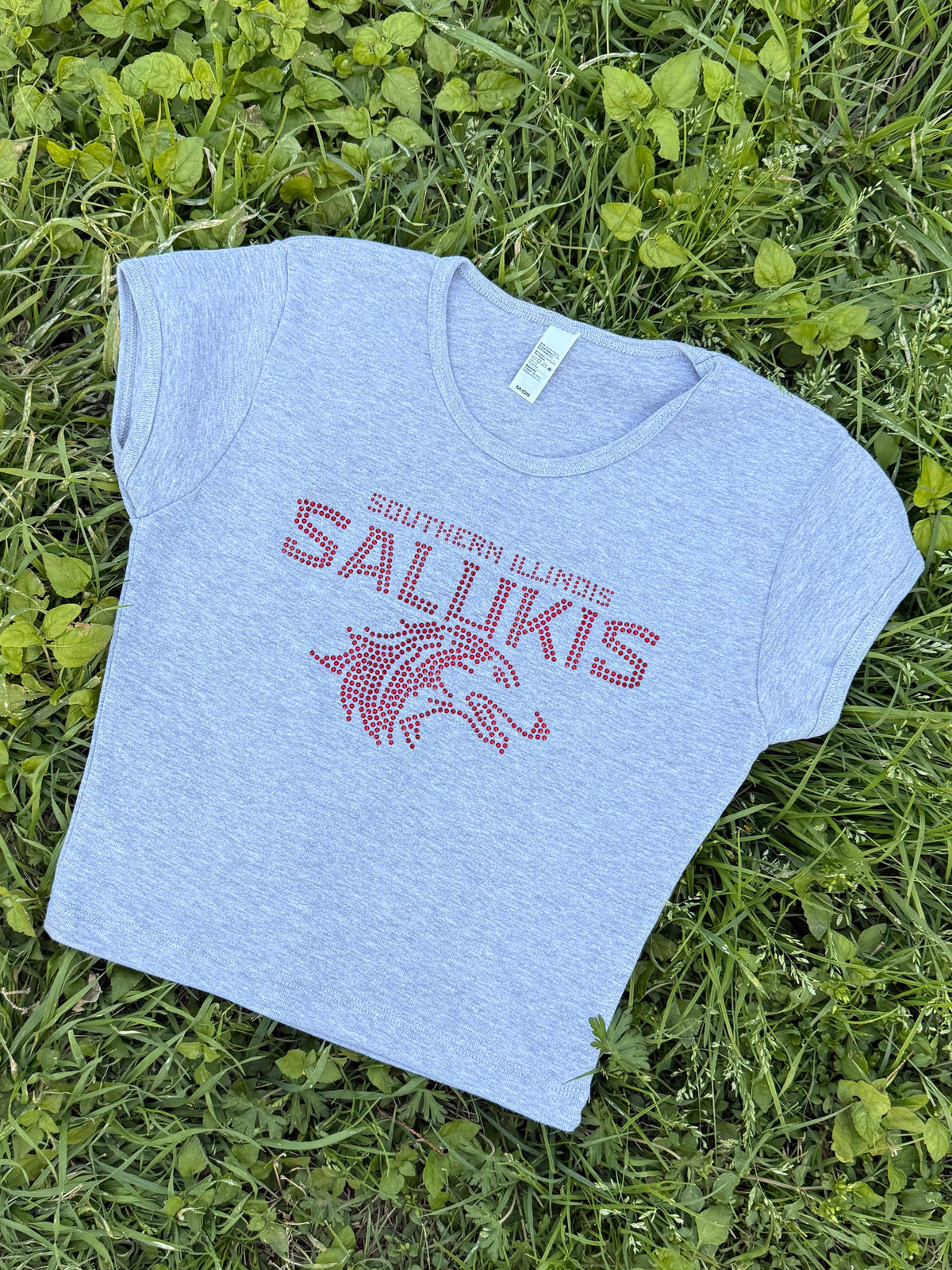 southern illinois Rhinestone Baby Tee