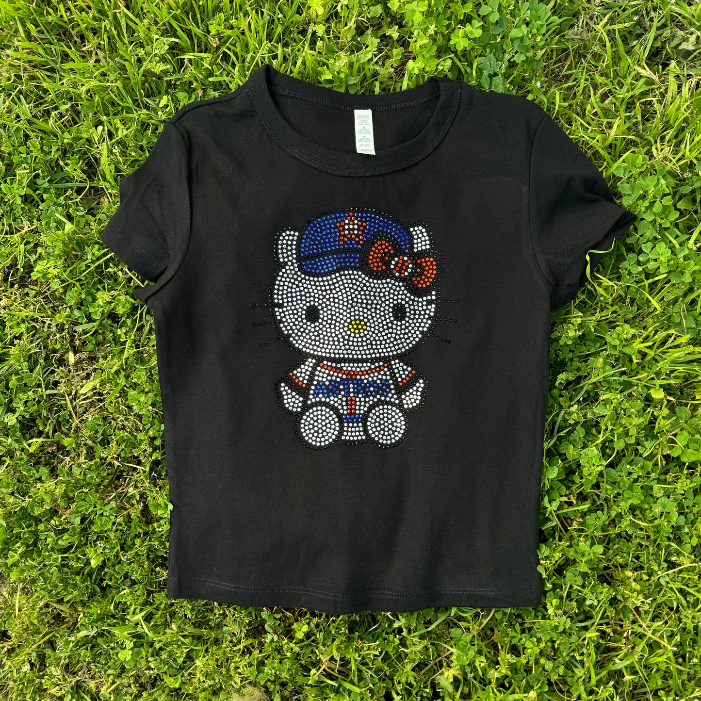 Hello Kitty Houston Astros Rhinestone Baby Tee