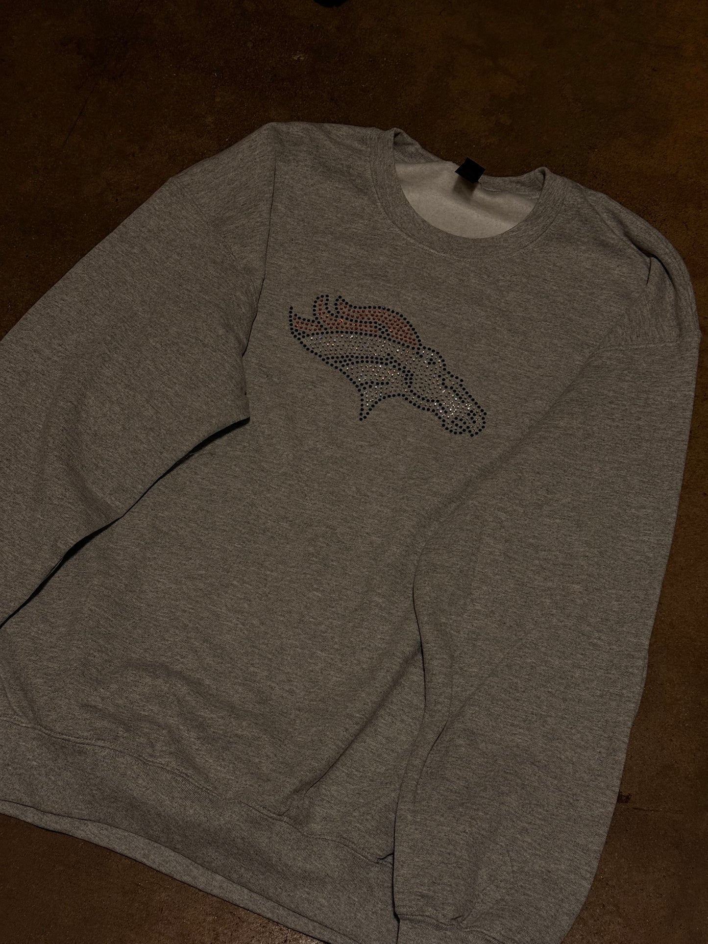 Broncos Rhinestone