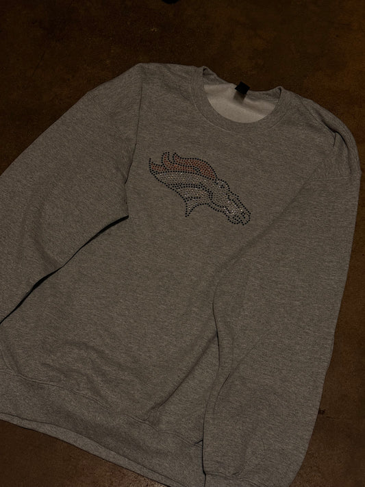 Broncos Rhinestone