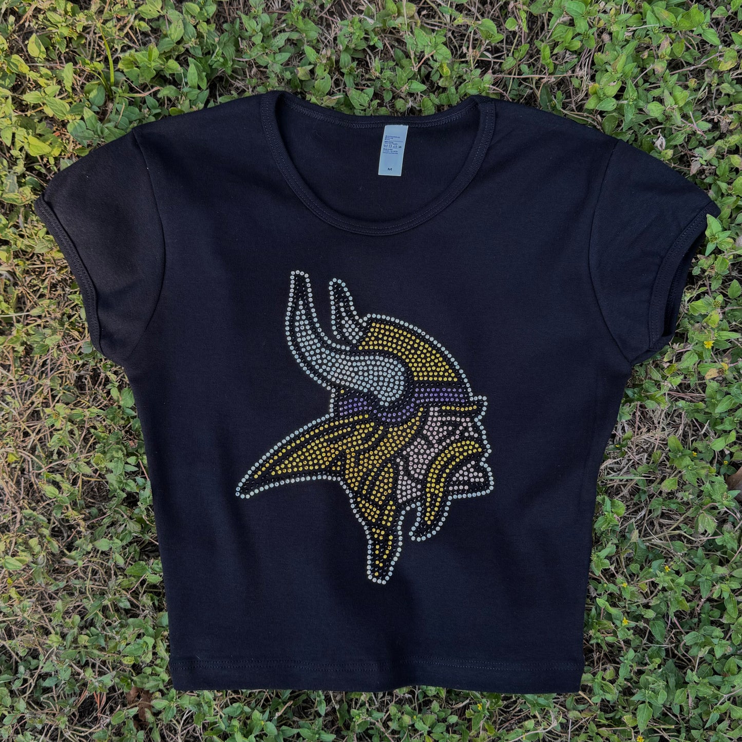 Minnesota Vikings Rhinestone Baby Tee