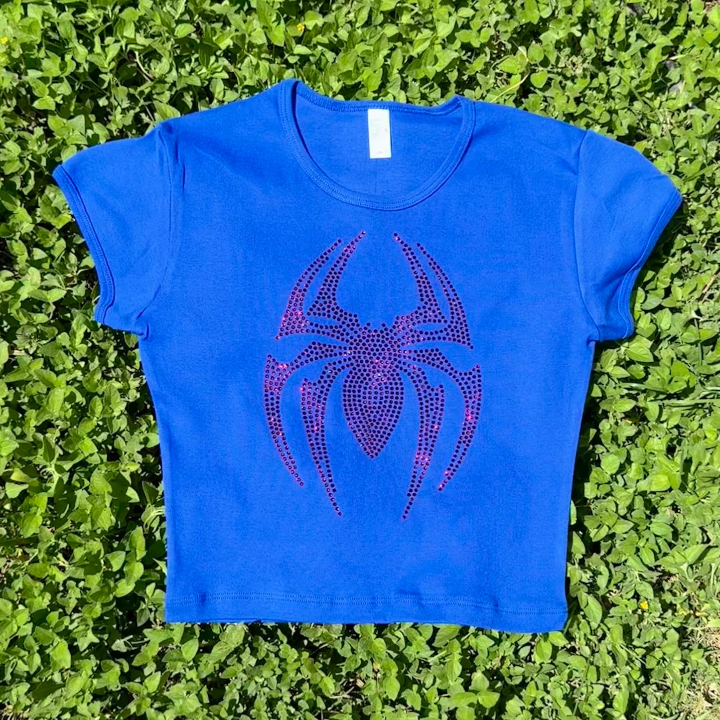 Spiderman Rhinestone Baby Tee