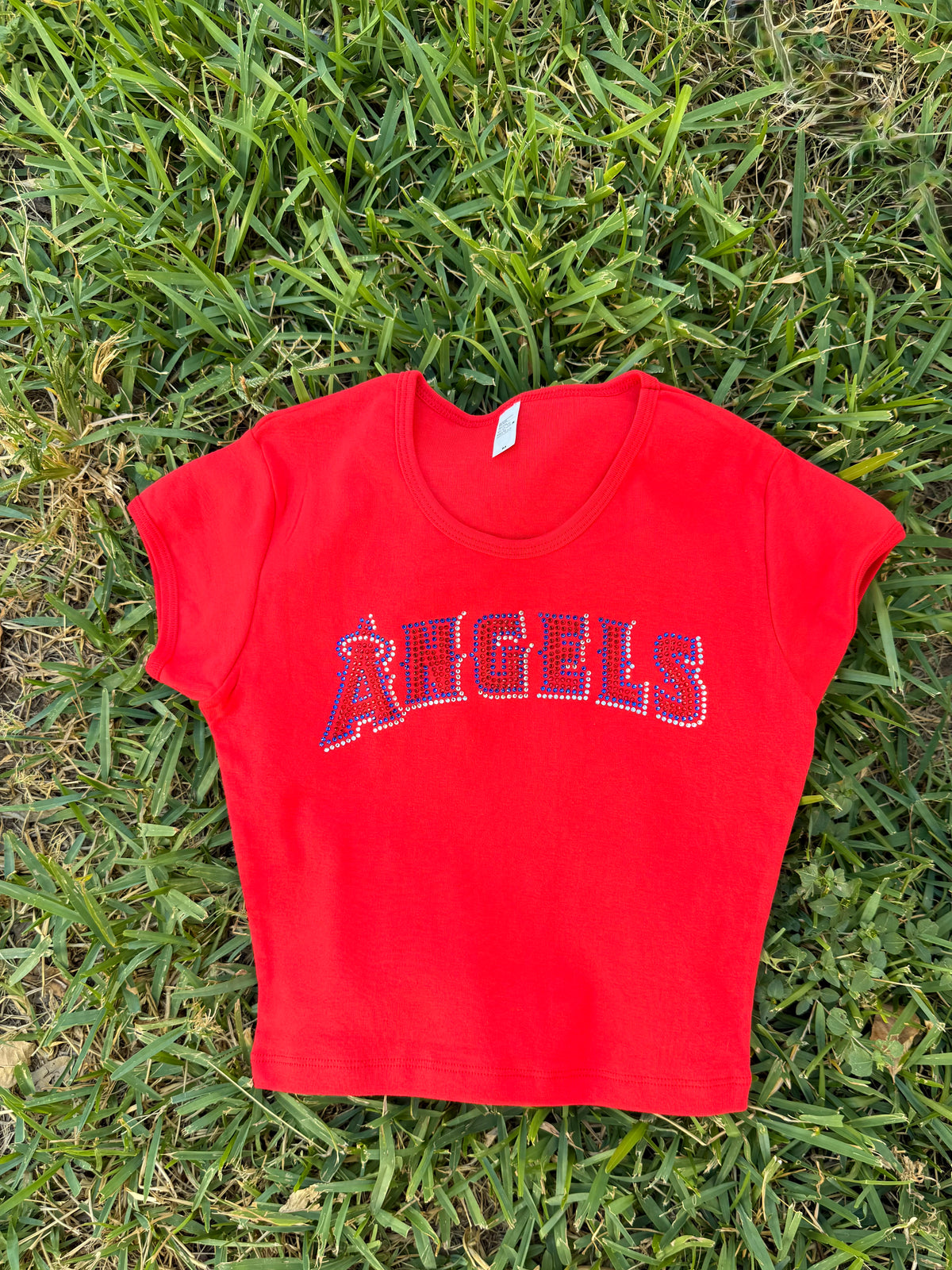 Angels Rhinestone Baby Tee