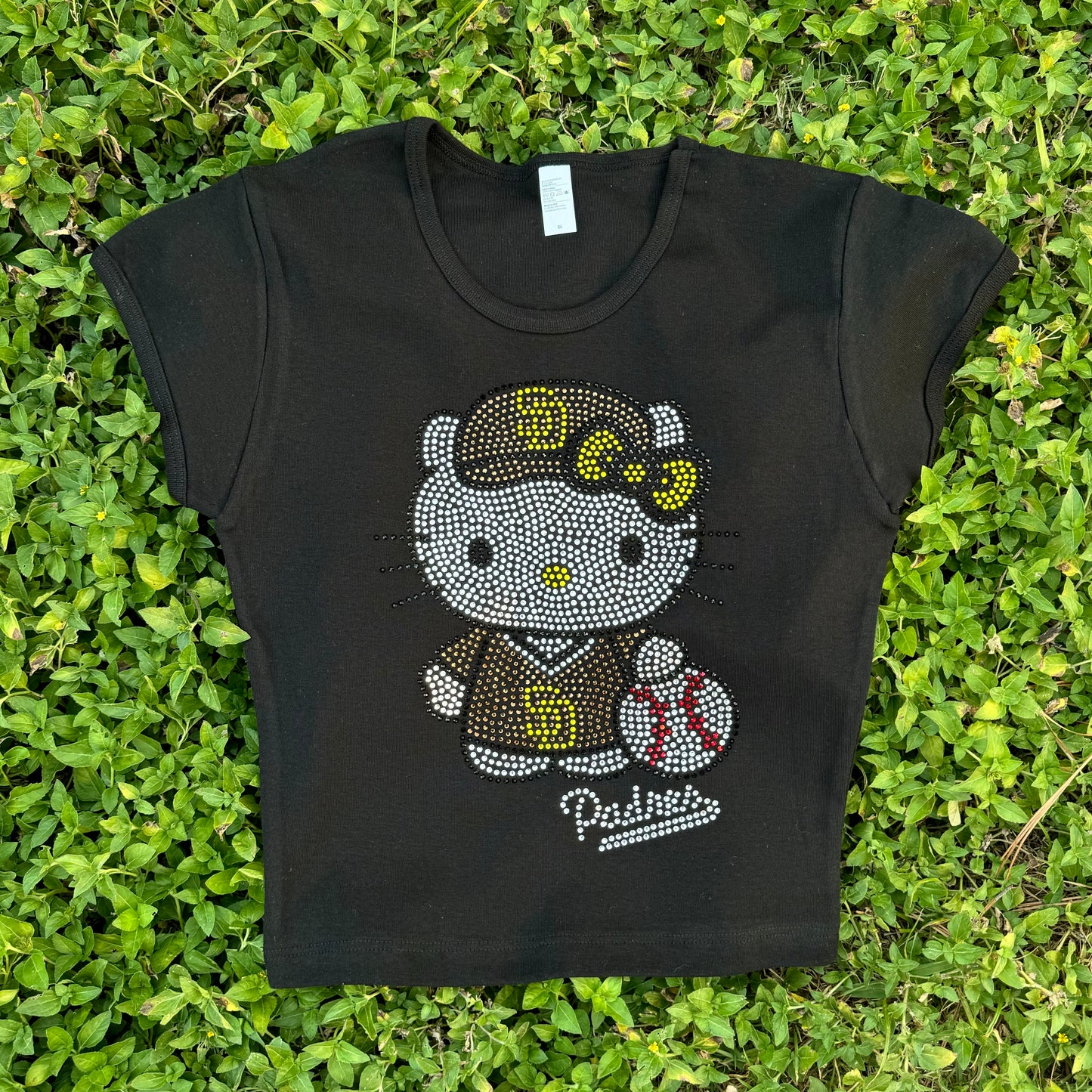 Hello Kitty San Diego Padres Rhinestone Baby Tee