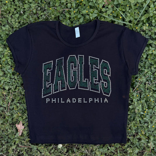 Eagles Rhinestone Baby Tee