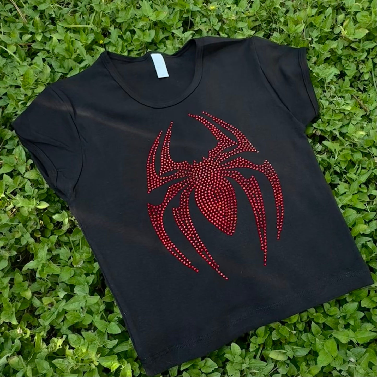 Spiderman Rhinestone Baby Tee