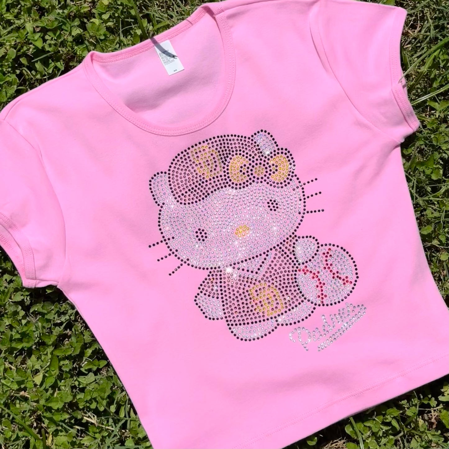 Hello Kitty San Diego Padres Rhinestone Baby Tee