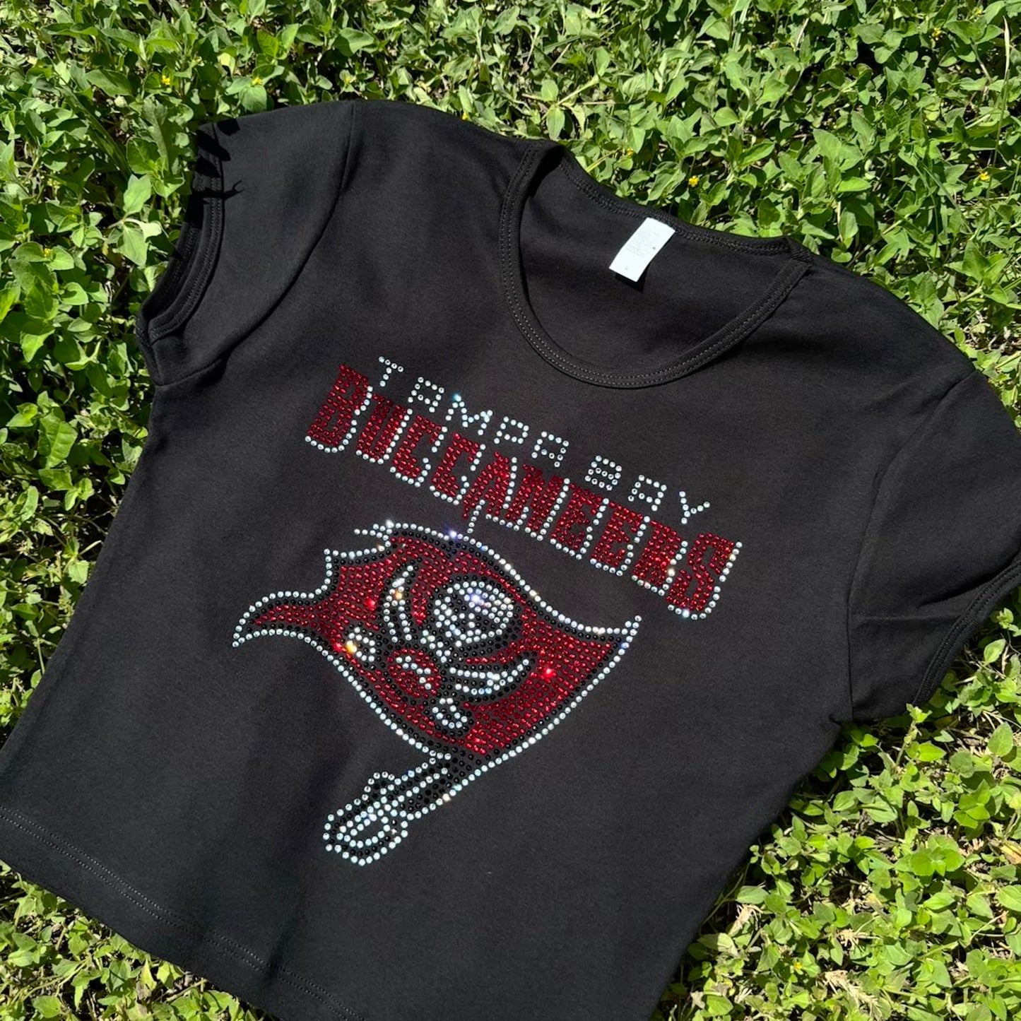 Tampa Bay Buccaneers Rhinestone Baby Tee