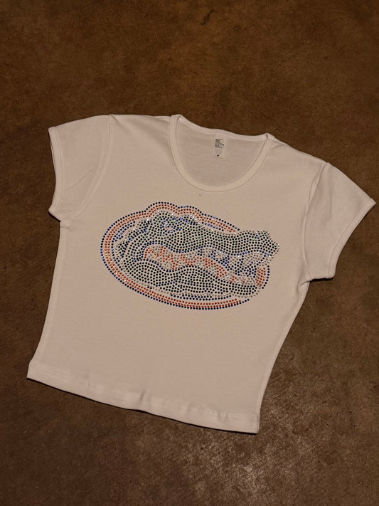 Gators Rhinestone Baby Tee