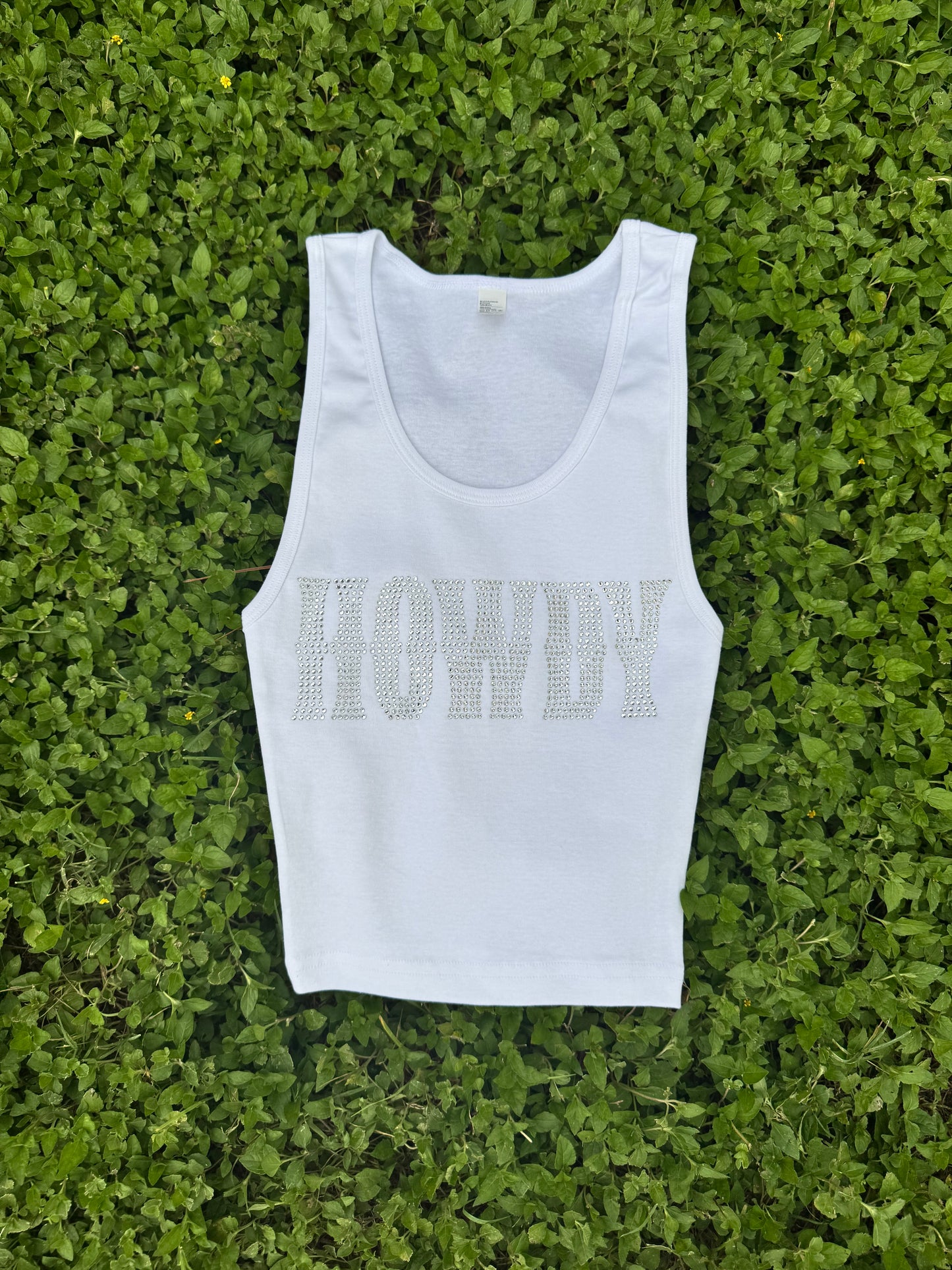 Howdy Cropped Tank Petite