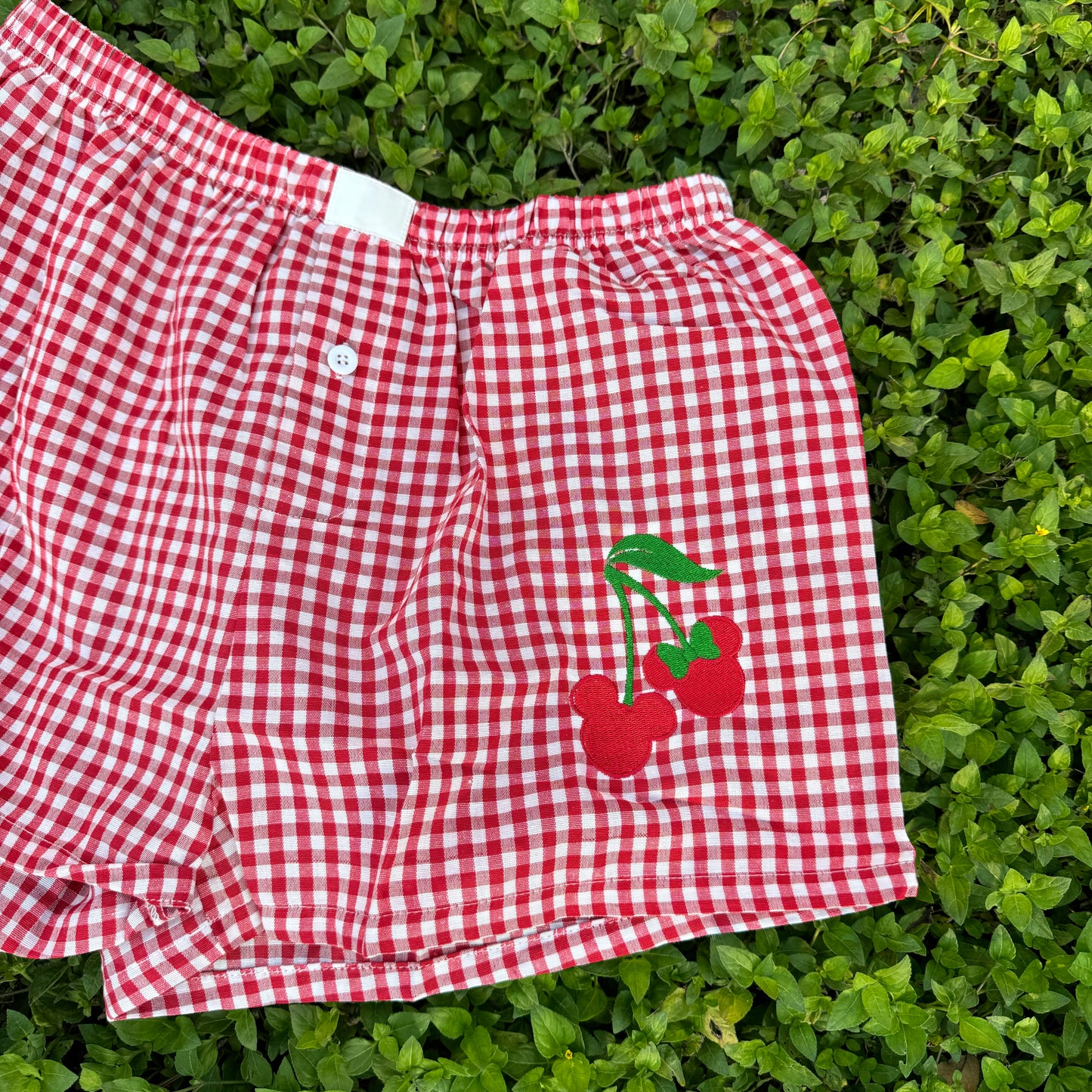 Mickey & Minnie Cherry Red Boxer Shorts