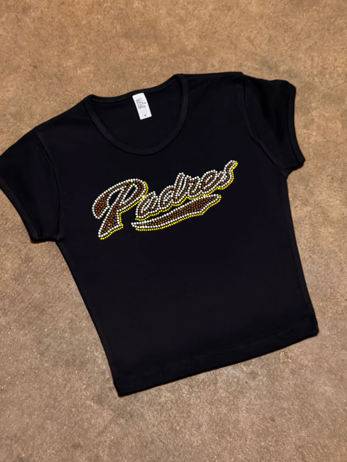 Padres 2 Rhinestone Baby Tee