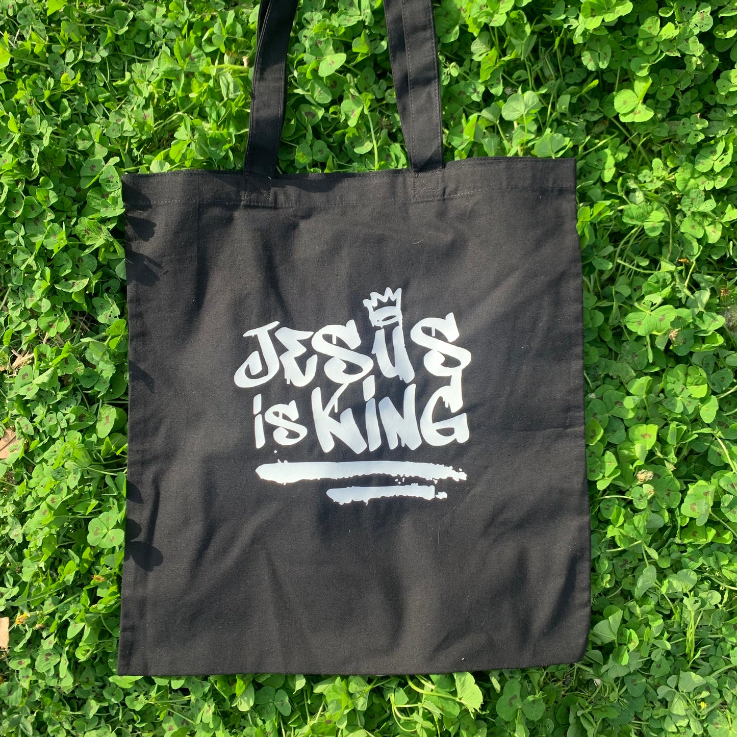 Jesus Is King Tote Bag