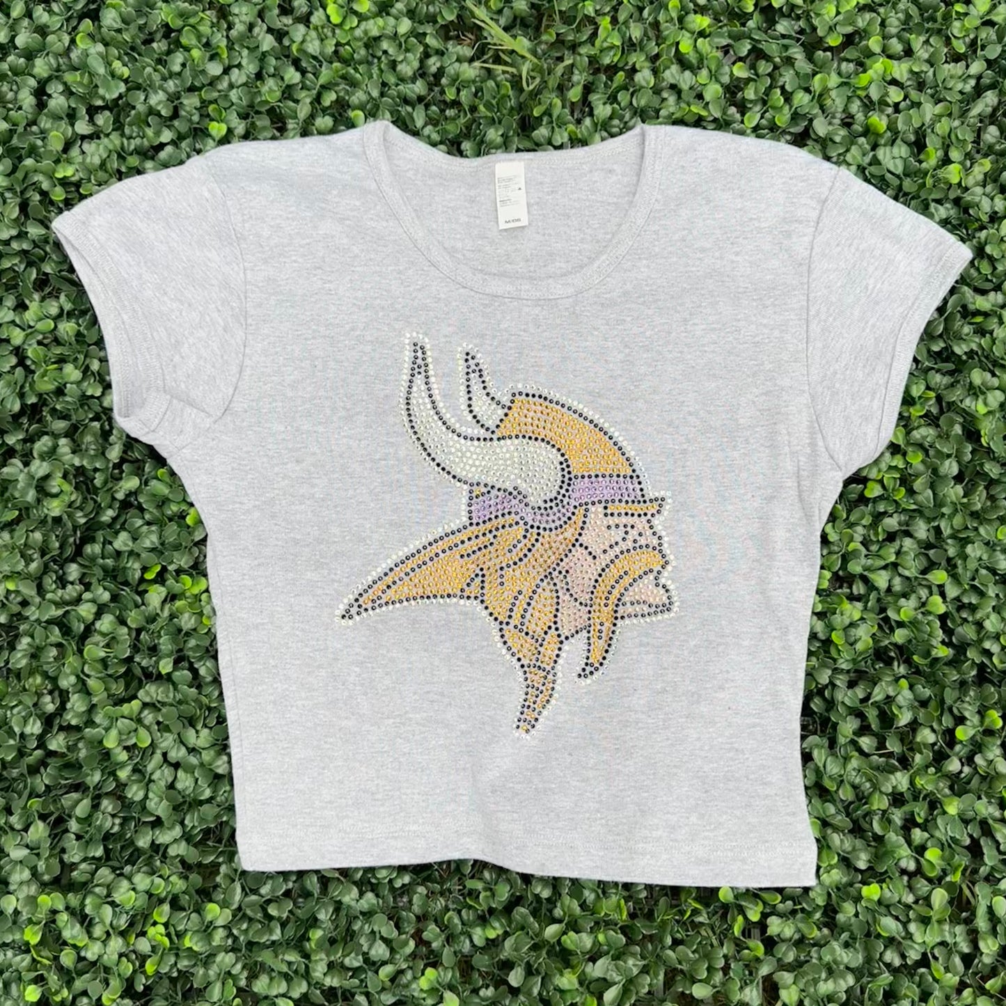 Minnesota Vikings Rhinestone Baby Tee