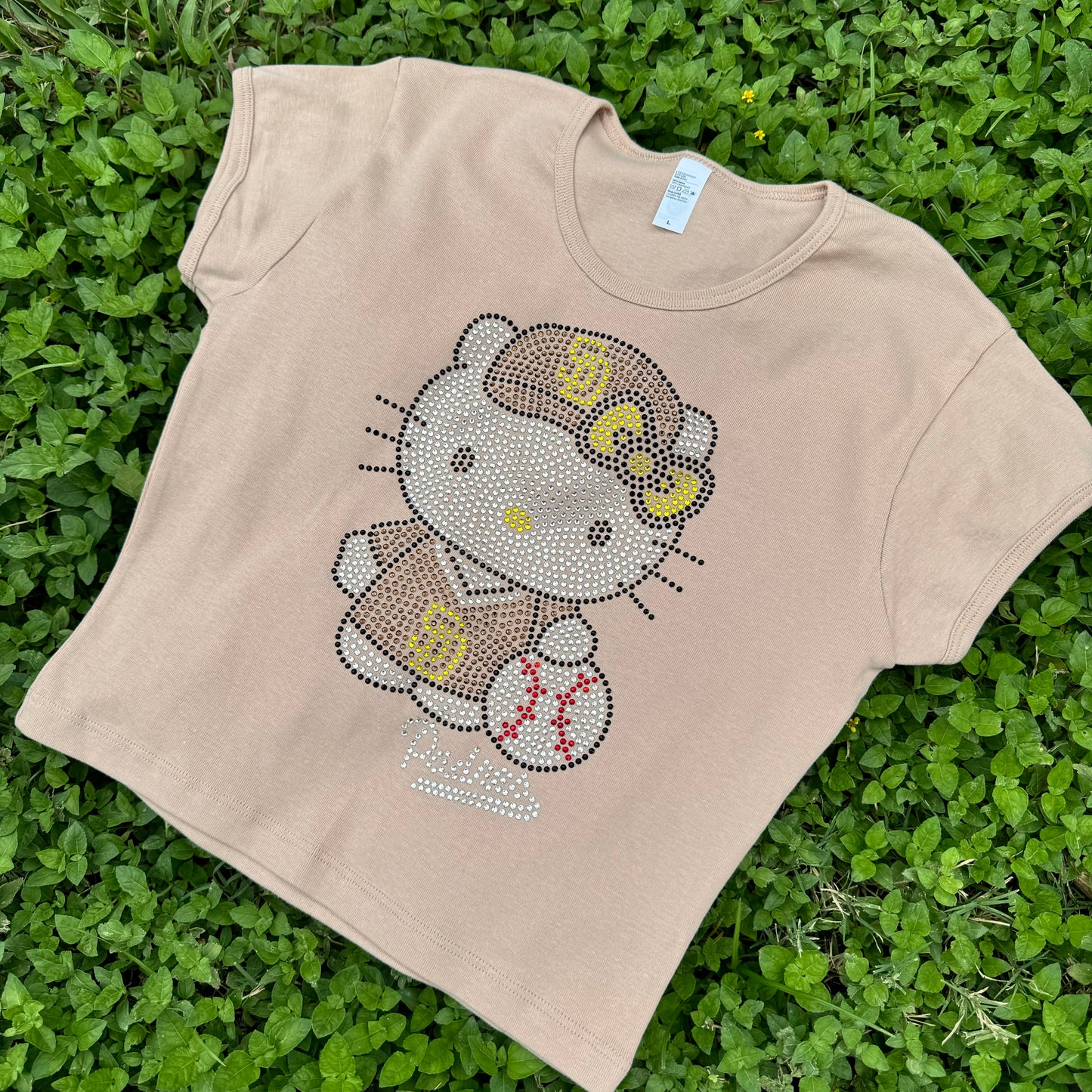 Hello Kitty San Diego Padres Rhinestone Baby Tee