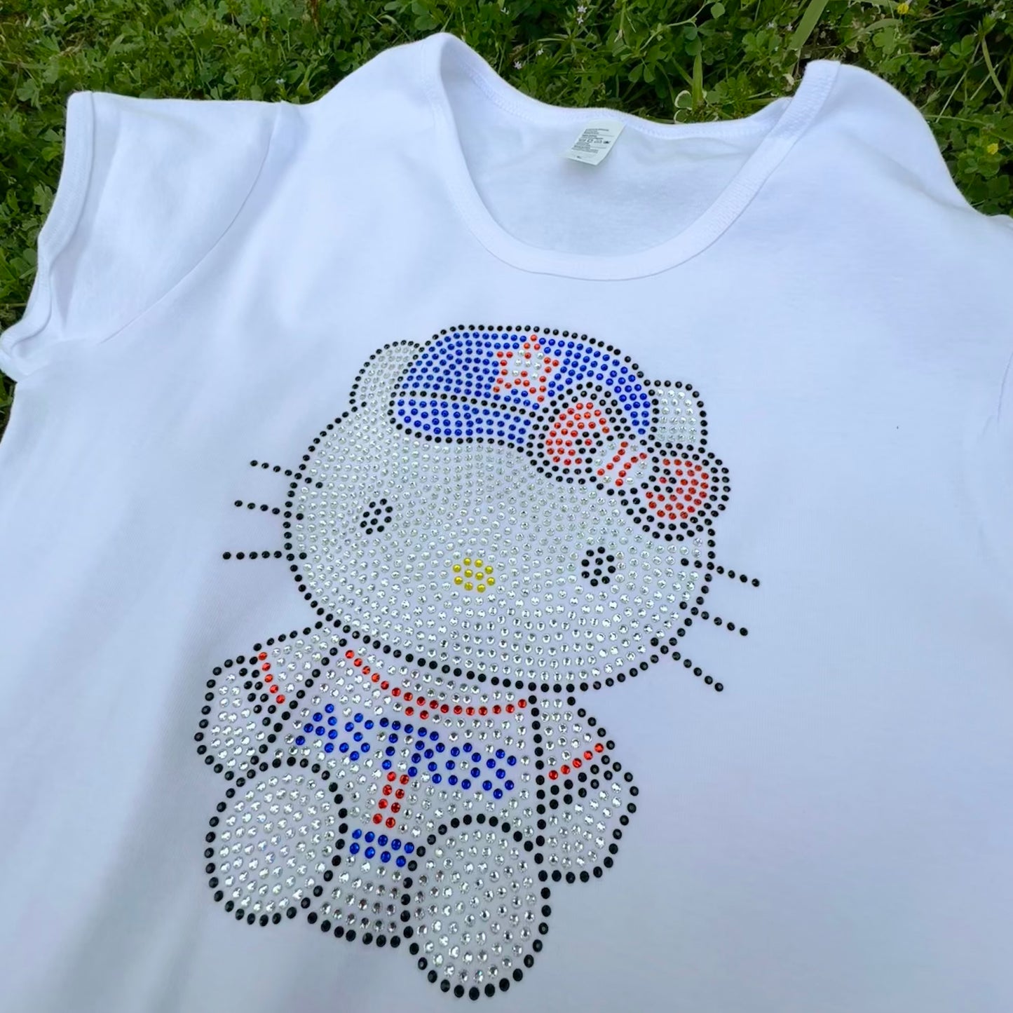 Hello Kitty Houston Astros Rhinestone Baby Tee