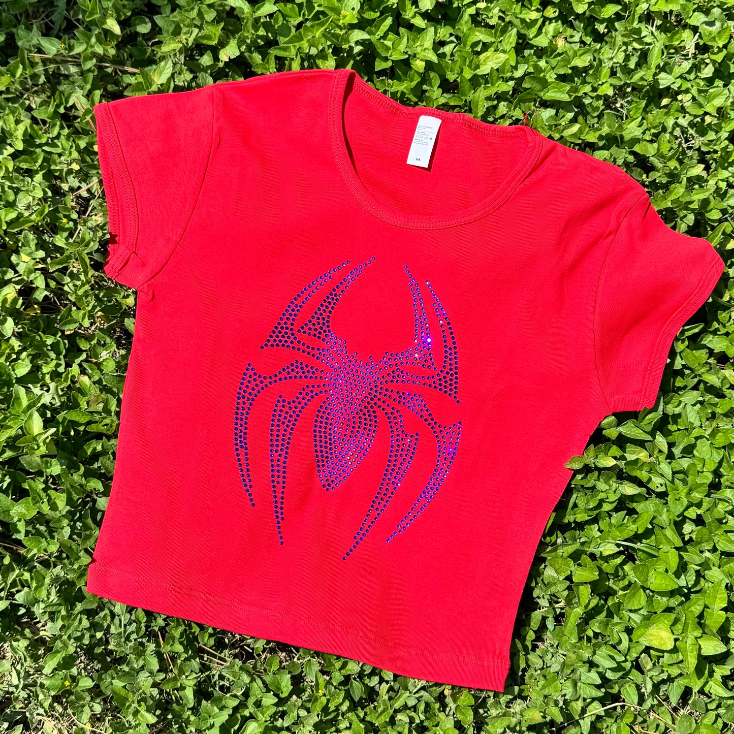 Spiderman Rhinestone Baby Tee