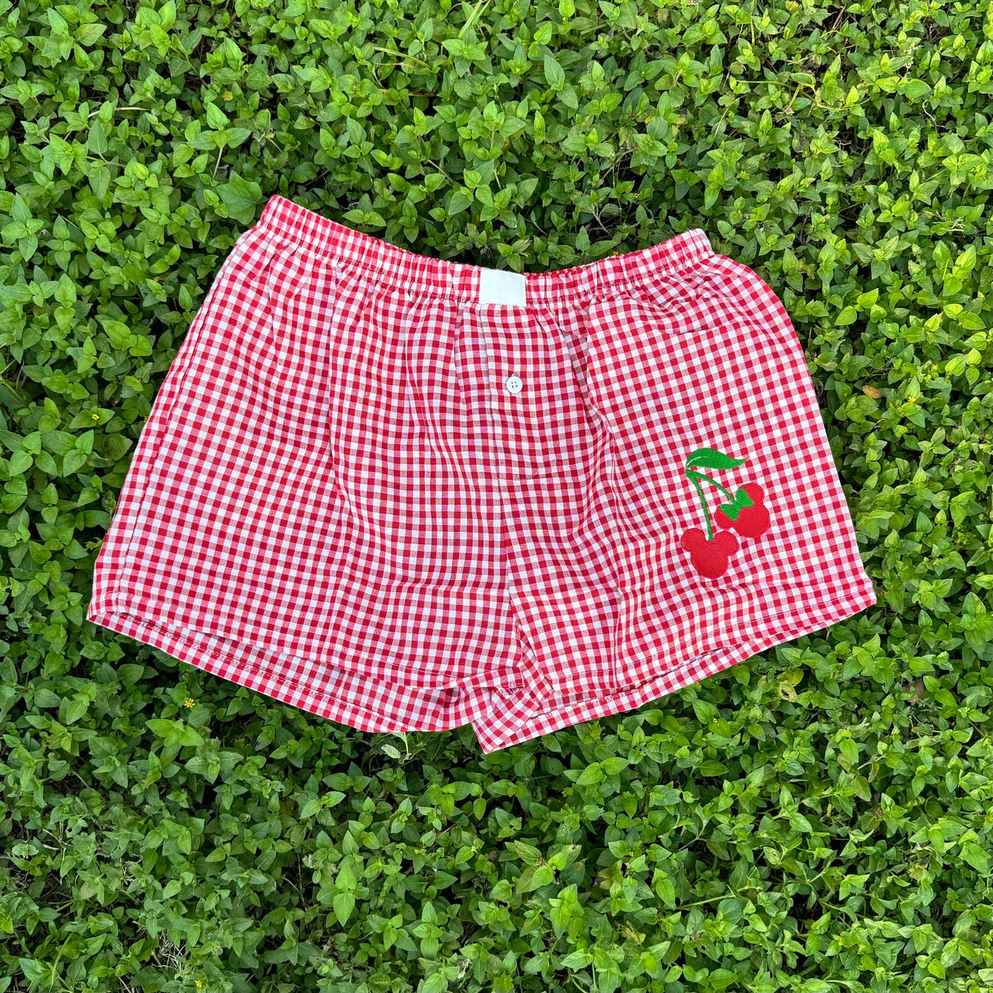 Mickey & Minnie Cherry Red Boxer Shorts