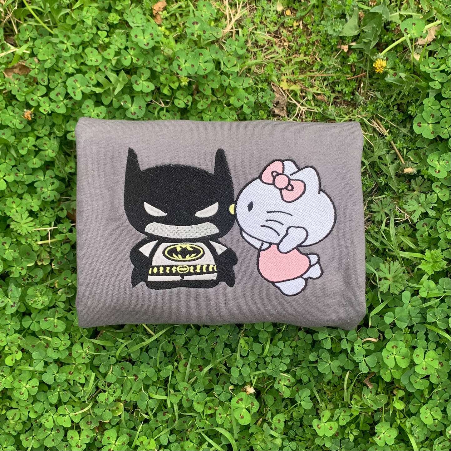 Hello Kitty x Batman Kiss